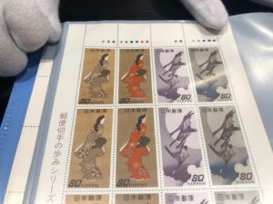 見返り美人切手②